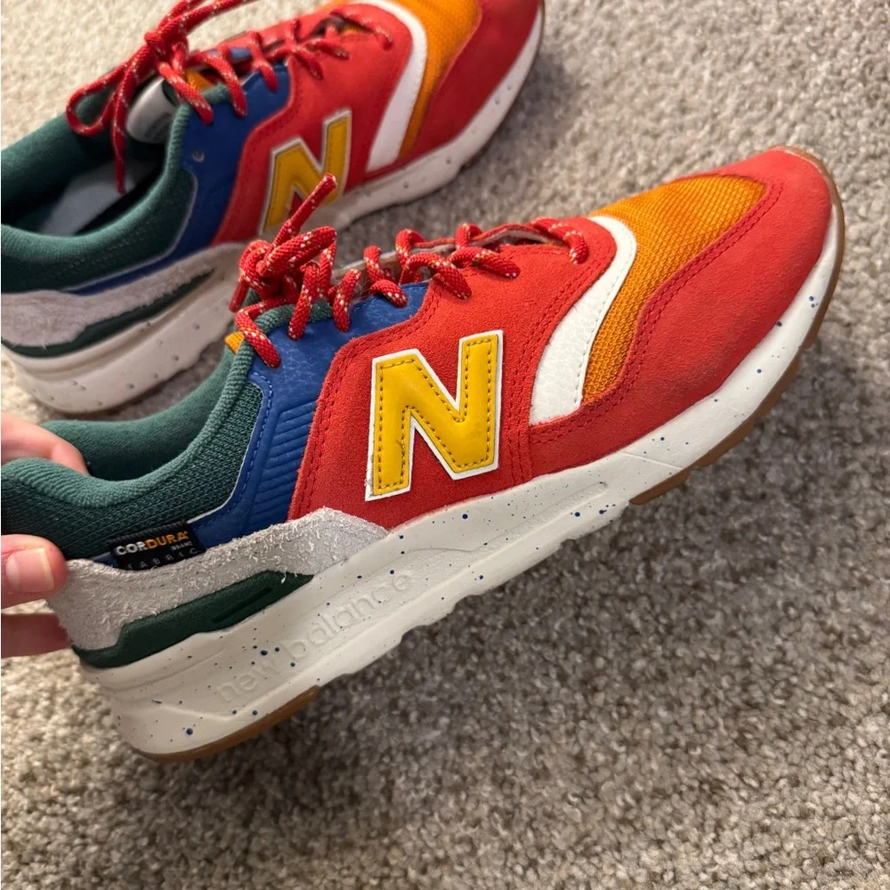New Balance 997H Sneakers - Red, Orange, Green and Blue - Picture 2 of 11